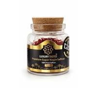 Premium Saffron Threads 3g - Great Taste 2-Star Award Winner 2025 - Super Negin Grade, Freshly Hand-Picked All-Red Pure Stigmas - Luxury Airtight Glass Jar for Cooking, Paella, Tea & Desserts