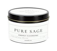 Premium Sage Candle for Cleansing, Natural Soy Wax with Cotton Wick, Phthalate-Free Scent, 35-Hour Burn, Aromatherapy Scented Candle for Home Negative Energy Protection