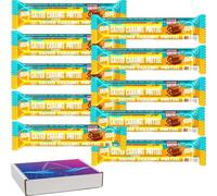 Premium Salted Caramel Pretzel Milk Chocolate Duo Bars - Limited Edition Sweet & Salty Solid Chunky Chocolate - Bulk Box (20 Packs x 66g) - Perfect for Sharing & Gifting