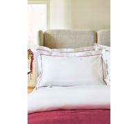Premium Sateen Satin Oxford Pillowcase Pair Christy Pink One Size