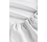 Premium Sateen Satin Soft Fitted Sheets Christy White King