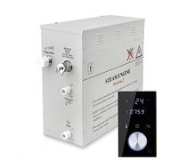 Premium Sauna Steam Generator by FINNEX| Ultimate Personal Shower Spa Kit| Home-Bathroom, Waterproof Luxury Sauna Combo| Shower Tool with Control Panel-Recessed Lighting and Aromather (6.0kw)