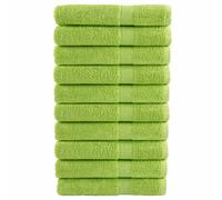 Premium Sauna Towels SOLUND 10 pcs Apple Green 80x200 cm 600 gsm