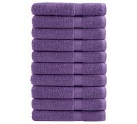 Premium Sauna Towels SOLUND 10 pcs Purple 80x200 cm 600 gsm