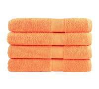 Premium Sauna Towels SOLUND 4 pcs Orange 80x200 cm 600 gsm