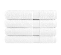 vidaXL Premium Sauna Towels "SOLUND" 4 pcs White 80x200 cm 600 gsm