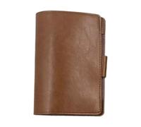 Premium Scorecard Sleeve, Golf Yardage Holder, 190x120mm PU Leather Case with Secure, Sports Accessory, Scorecard Cover with Elegant Design, Golf Gear for Friends and Partners
