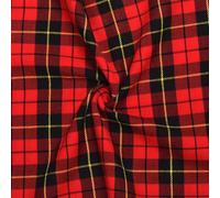 Premium Scottish Tartan Fabric by The Yard - Authentic Tartan Fabric for Kilts, Table Runners, Christmas Decor - Tartan Plaid Fabric for Pillows & Crafts for Holidays & Celebration(Wallace,3Y)
