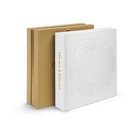 Premium Scrapbook Album for Wedding and Family Photos | 100 Pages for Multiple Sizes, 4x6, 5x7, 6x8, 8x10 | White Linen Acid Free Picture Album with Adhesive Corners | Coffee Table Book