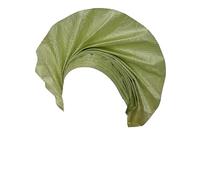 Premium Sego Autogele African Headwrap, Pre-tied 3D Damask, Traditional Nigerian Wedding Headtie, Auto Gele Headwear (LEMON)