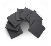 Premium Self-Adhesive Foam Padding Sheet, 4" x 4" x 1/4" 8PCS Neoprene Rubber, Closed Cell, Anti-Vibration, Shock Absorbing, Non-Slip Insulation Pad for Furniture, Crafts, Speakers, Floor Protection
