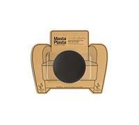 Premium Self Adhesive Leather Repair Patch - Dark Brown 8cm Circle | The original all-in-one leather repair kit by MastaPlasta - upholstery-quality, made in the UK; no tools needed