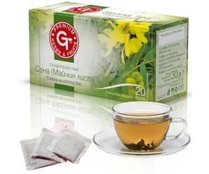 Premium Senna Tea Leaves and Fruit Laxative 20 Bags for Constipation Relief Senna Leaf Colon Cleanse Herbal Tea - Chinese Diet - Asian Slim - Premium GT Fruits & Herbs