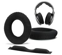 Premium Sennheiser Replacement Ear Pads & Headband - Compatible with HD 650/600, 660S, HD6XX, HD58X, Jubilee & HD580 - Velour/Foam, 1 Pair