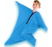 Premium Sensory Body Wrap Relieve Stress Body Sock appropriate for children with sensory processing disorder SPD ADHD autism Breathable Cozy Sensory Sack for Boys Girls ( Color : Sky Blue , Size : XL-