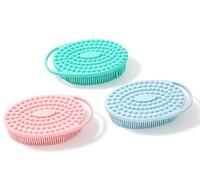 Premium Sensory Brush for Kids or Autism, Soft Silicone Body Scrubber, 2 in 1 Sensory Room Occupational Therapy Brush