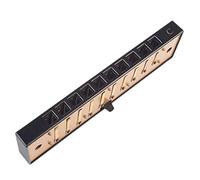 Premium Set of 10 Holes Harmonica Accs DIY Parts Set C Key - Perfect For Beginners & Experienced Players - Brass Material - C Key Harmonica Accessories