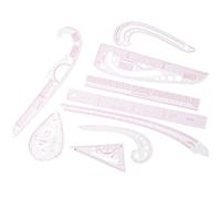 Premium Sewing Tools 9 Piece French with Scale for Accurate Measurements Metric Pattern Ruler
