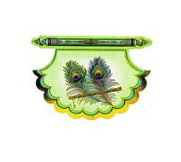 Premium Shagun Gift Money Envelope Peacock Design Mini Money Holder Card Fancy Packet for Christmas Diwali Easter Birthday Wedding Anniversary Designer Invitation Envelopes (Pack of 10)