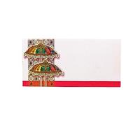 Premium Shagun Gift Money Envelope Umbrella Design Money Holder Card Fancy Packet for Christmas Diwali Easter Birthday Wedding Anniversary Designer Invitation Envelopes (Pack of 10)