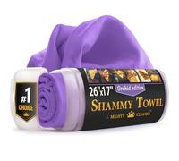 Premium Shammy Cloth for Car Drying - Super Absorbent Reusable Chamois Towel - Scratch-Free Car Drying Towel (26'x17')