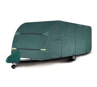 Premium Shield 4-Ply Breathable Caravan Cover with Hitch Cover - X-Small Fits 10ft to 14ft - Waterproof, UV Resistant, All-Season Storage Protection for Small Caravans, Campervans Motorhome