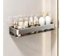 Premium Shower Shelves Kit, Multi-Functional and Durable Rack with Quick Installation, Rust-Proof Finish for Waterproof Bathroom Storage, Perfect Space Saving(Gray,15.7in (40cm))