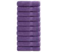 Premium Shower Towels SOLUND 10 pcs Purple 70x140 cm 600 gsm