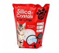 Premium Silica Crystal Cat Litter Non Clumping Fast Absorbent Odour Control Hygienic Long Lasting Low Maintenance Crystal Litter for Indoor Cats Unscented 3.8 Litres