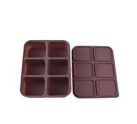Premium Silicone 4/6/12 Grid Ice Cube Tray Cover Soft and Sturdy Perfect for Family Kitchen and Social Events