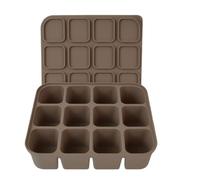 Premium Silicone 4/6/12 Grid Ice Cube Tray Cover Soft and Sturdy Perfect for Family Kitchen and Social Events
