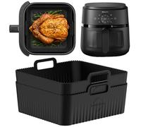Premium Silicone Liners for Philips Air Fryer 2000 Series 6.2L | 2.5mm Thick, Ultra-Durable, Built to Last | Dishwasher Safe | 2Pcs Silicone Liners for Cosori 5.5L, 4.7L AF140UK / AF180UK