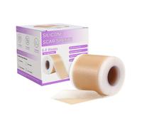 Premium Silicone Scar Sheets, Moisturizing Adhesive Silicone Scar Tape, Gentle Skin-Friendly S-ilicone Tape for Sensitive Skin, Lightweight Grade S-car Sheets for Surgical S-car C-Section Keloid