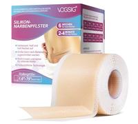 Premium Silicone Scar Sheets- Ultra-Thin, Flexible, and Reusable for All Skin Types -Safe, and Effective for Scars and Keloids(Roll-1.9M)