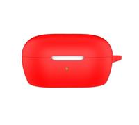 Premium Silicone Slim Fit Case for Bose QuietComfort Earbuds, Shock-Absorbing Case Cover Accessories with Keychain for Men Women for Bose QuietComfort Earbuds-Red