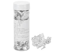 Premium Silver Foil Flakes Non Edible Decorative Metallic Leaf for Cake Chocolate Decoration Arts and Crafts Silver Color 23g