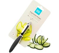 Premium Silver Straight Vegetable Peeler - Taylors Eye Witness, Great Kitchen Gadget, with Sturdy Zinc Aluminum Construction with Silver & Chrome Colour, Glides Easily Over Apple, Carrot Or Potato