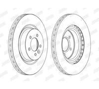 Premium Single Disc Front Fits Discovery Rear Fits Range Rover Sport 05-17