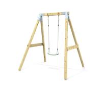 Premium Single Swing, Flex Mint Green | Stable Construction, Premium Welded Brackets, Pressure Treated Timber