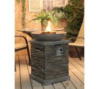 Premium Slate Effect Garden Fire Pit by Callow
