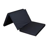 Premium Sleeping Pad for V-Class and Marco Polo with Kitchen Unit, Folding Mattress 200 x 108 x 8 cm, Black, Foldable Mattress for Bus, Folding Mattress Camping