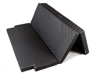 Premium Sleeping Pad for VW T5/T6 California Beach, Folding Mattress 200 x 150 x 8 cm, Black, Foldable Mattress for Bus, Camping & Multiflex Board