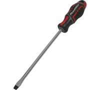 PREMIUM Slotted 8 x 200mm Screwdriver - Ergonomic Soft Grip - Magnetic Tip