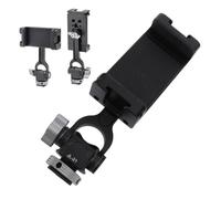 Premium Smartphone Holder Vertical and Horizontal Tripod Mount Adapter, 360° Cell Phone Clamp Adapter with 1/4 Inch Screw Cold Shoe Mount Non Slip Design for Phone and Camera