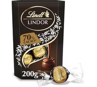 Premium Smooth Melting Chocolate Truffles 200g - Best gift for Any occasion (Lindt Lindor 70% Dark Chocolate Truffles 200g)