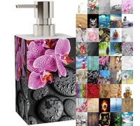 Premium Soap Dispenser | Wide choice of beautiful lotion dispenser | Easy to refill | Nice eyecatcher (Madeira)