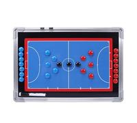Premium Soccer Dry Erase Coaches Clipboards, Soccer Coaching Board, Durable Material, with Chess Pieces and Markers, Double-Sided Design