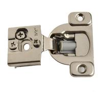 Premium Soft Close Cabinet Hinges for Kitchen Cabinets, Protects Your Fingers, Improved Noise Reduction, Silver Color, Multiple Sizes Option, (1/2inch)