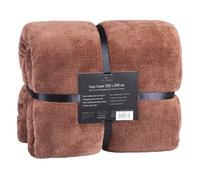 Premium Soft Coral Fleece Blanket XXL Sized 220x200cm - Polar Double Sofa Throw