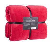 Premium Soft Coral Fleece Blanket XXL Sized 220x200cm - Polar Double Sofa Throw